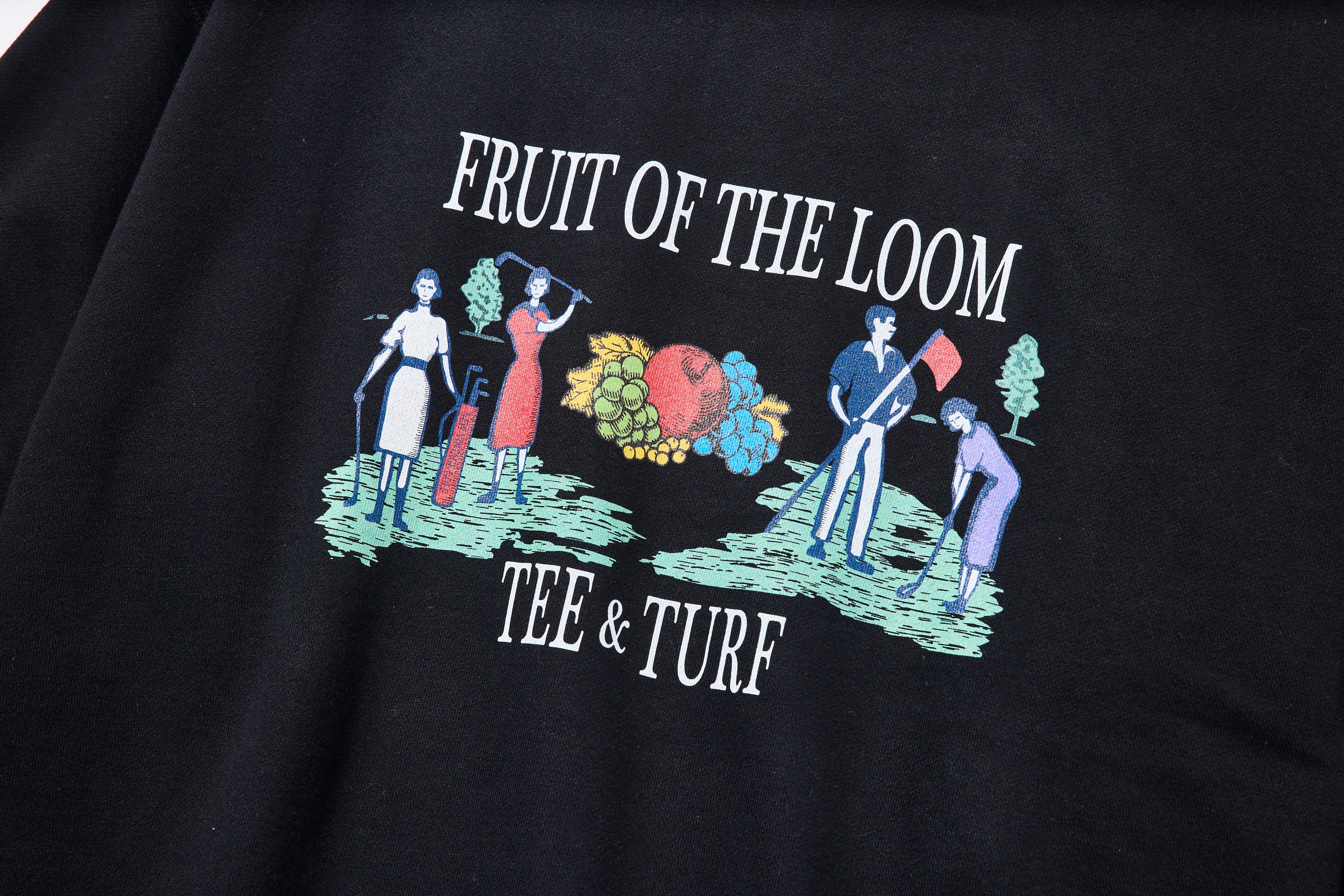 FRUIT OF THE LOOM×NEW VINTAGE GOLF］プリントクルースウェット