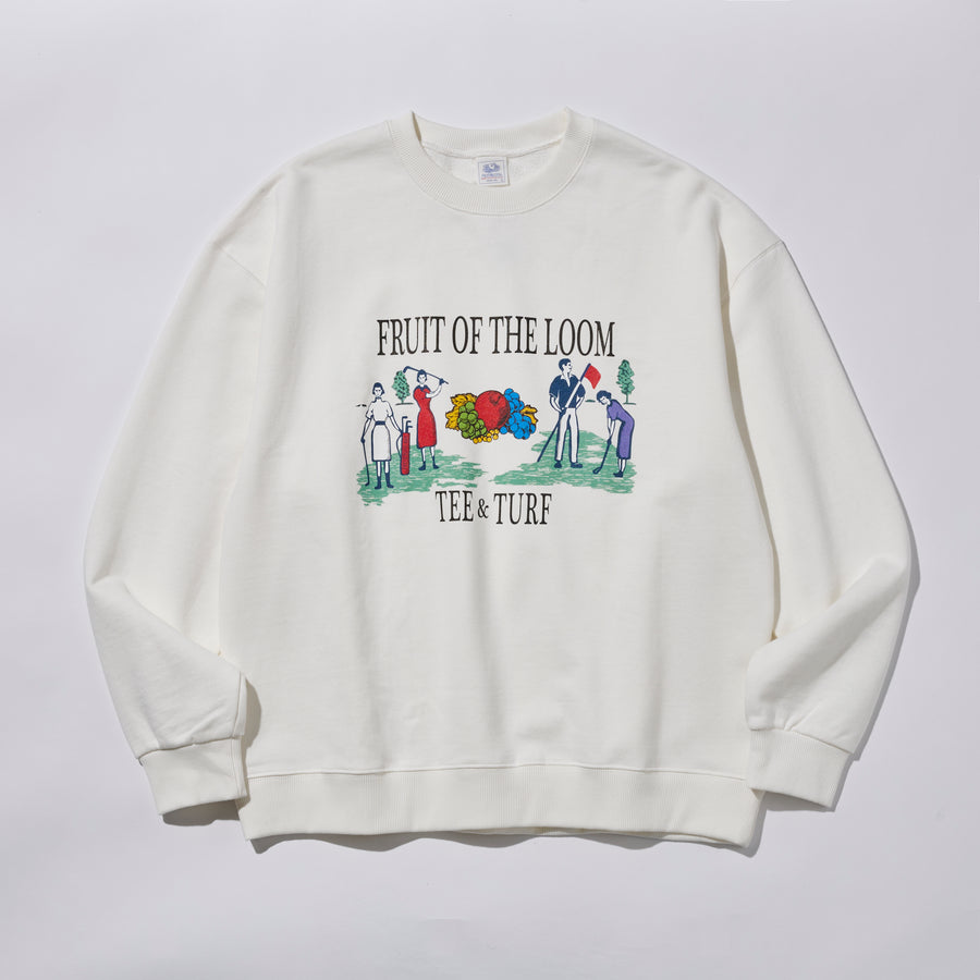 ［FRUIT OF THE LOOM×NEW VINTAGE GOLF］プリントクルースウェット