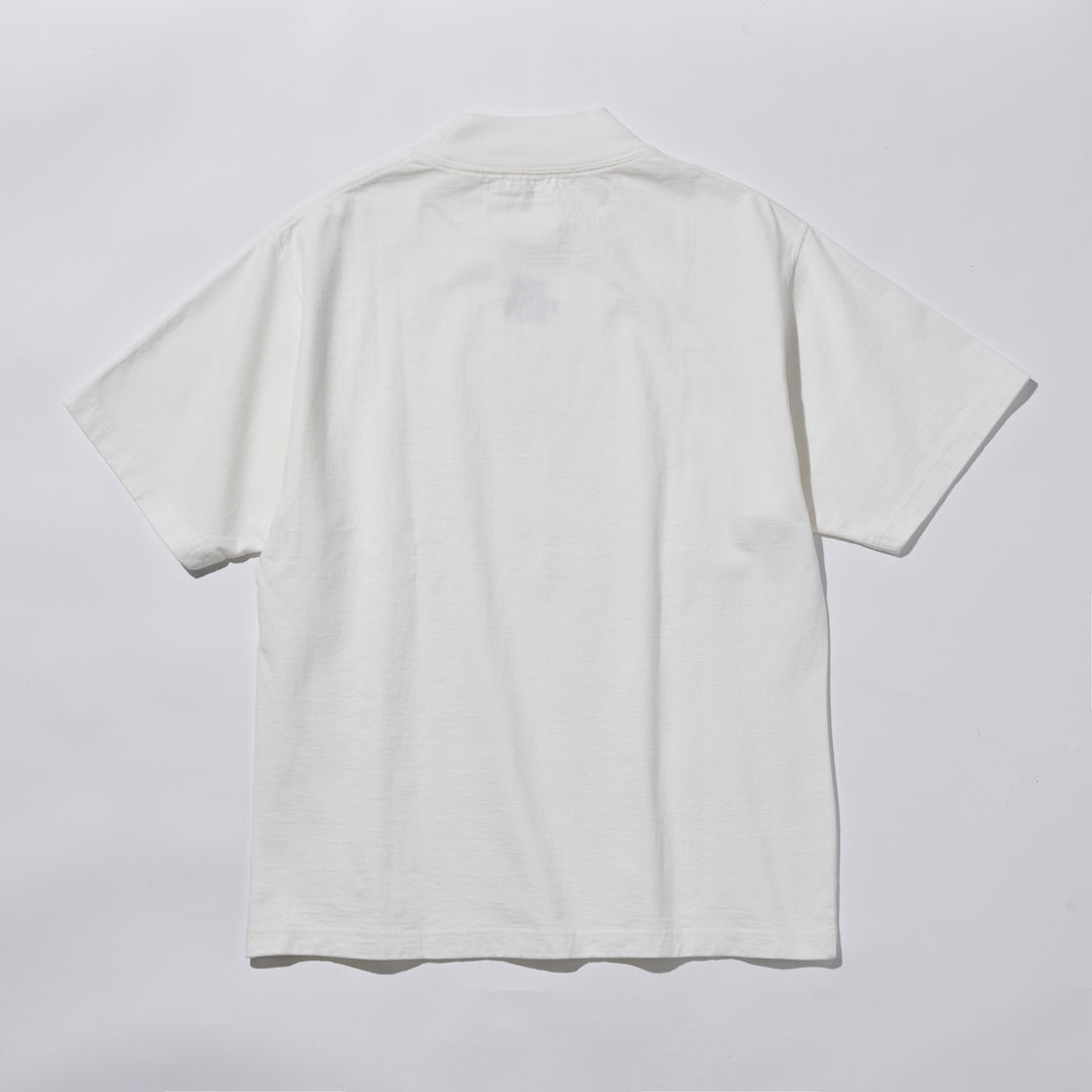 ［NEW VINTAGE GOLF］エンブロイダリーロゴモックネックTシャツ