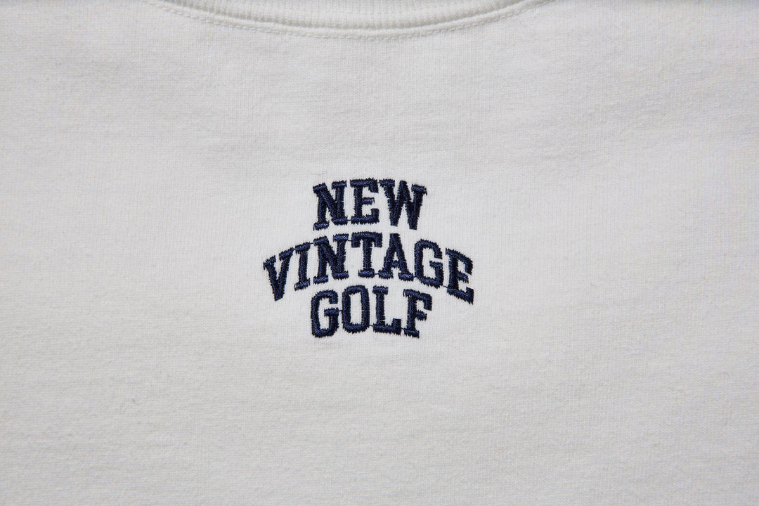 ［NEW VINTAGE GOLF］エンブロイダリーロゴモックネックTシャツ