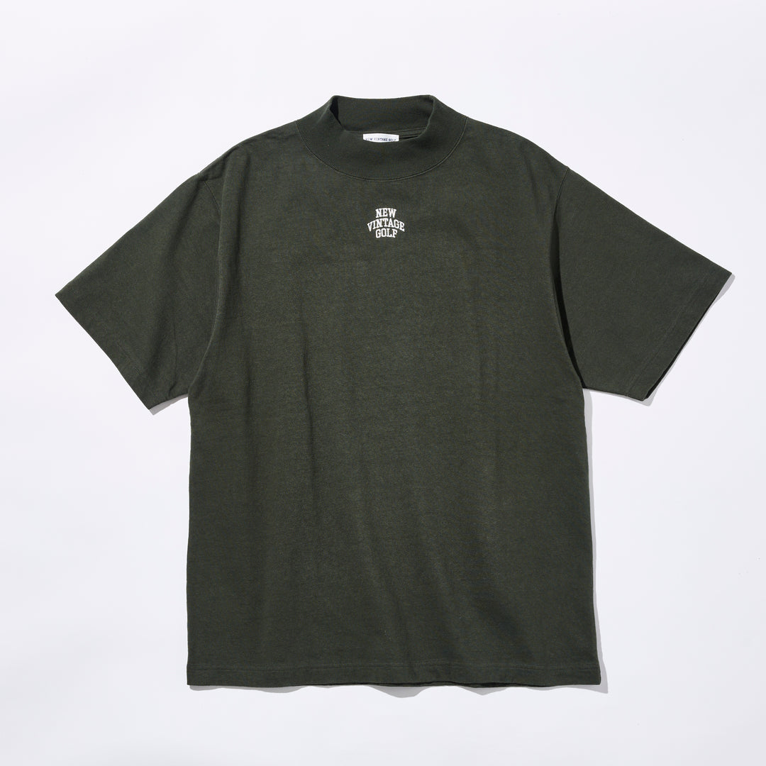 ［NEW VINTAGE GOLF］エンブロイダリーロゴモックネックTシャツ