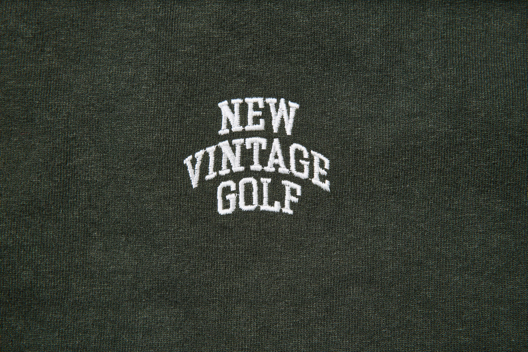 ［NEW VINTAGE GOLF］エンブロイダリーロゴモックネックTシャツ