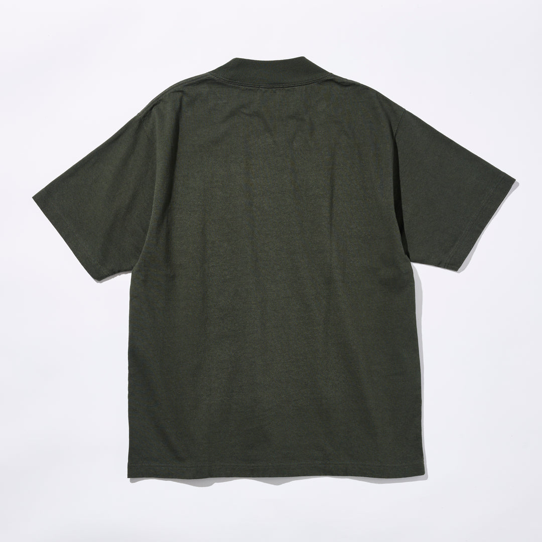 ［NEW VINTAGE GOLF］エンブロイダリーロゴモックネックTシャツ