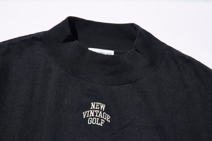 ［NEW VINTAGE GOLF］エンブロイダリーロゴモックネックTシャツ