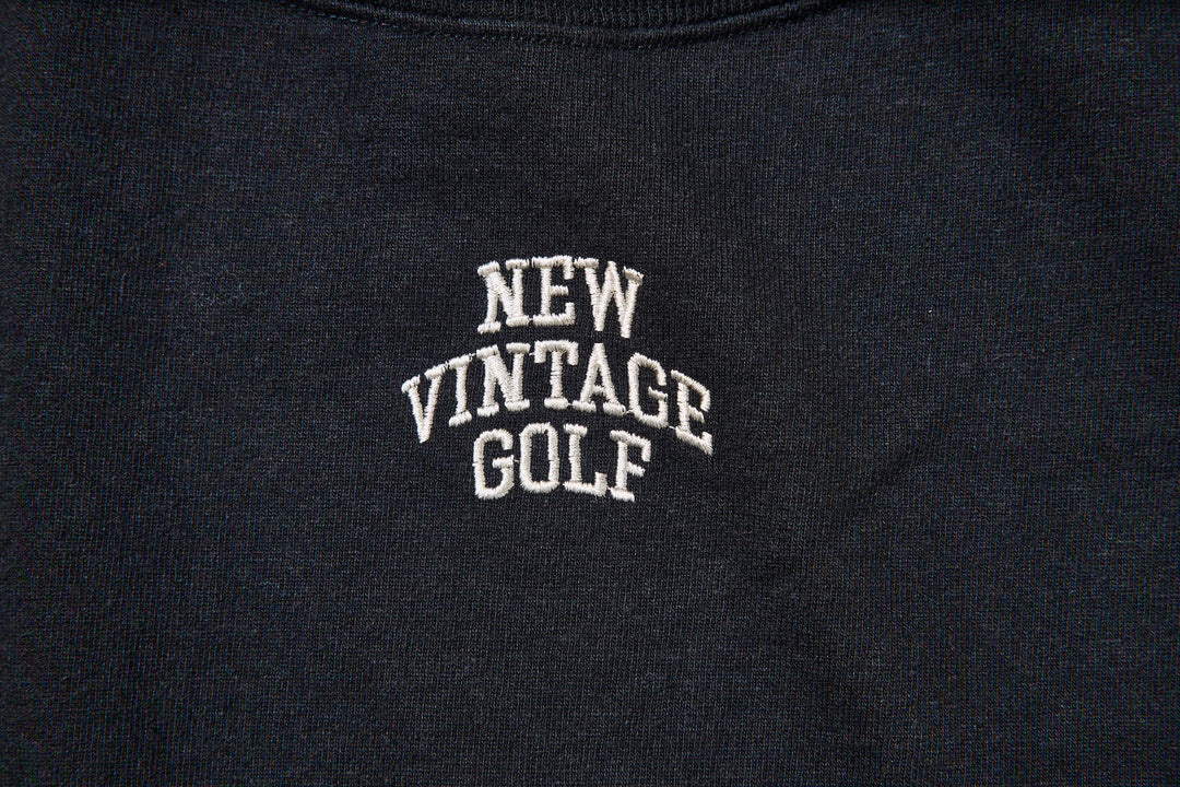 ［NEW VINTAGE GOLF］エンブロイダリーロゴモックネックTシャツ