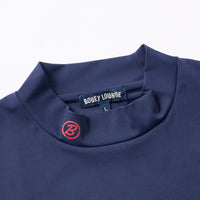 ［BOGEY LOUNGE］モックネック長袖トップス