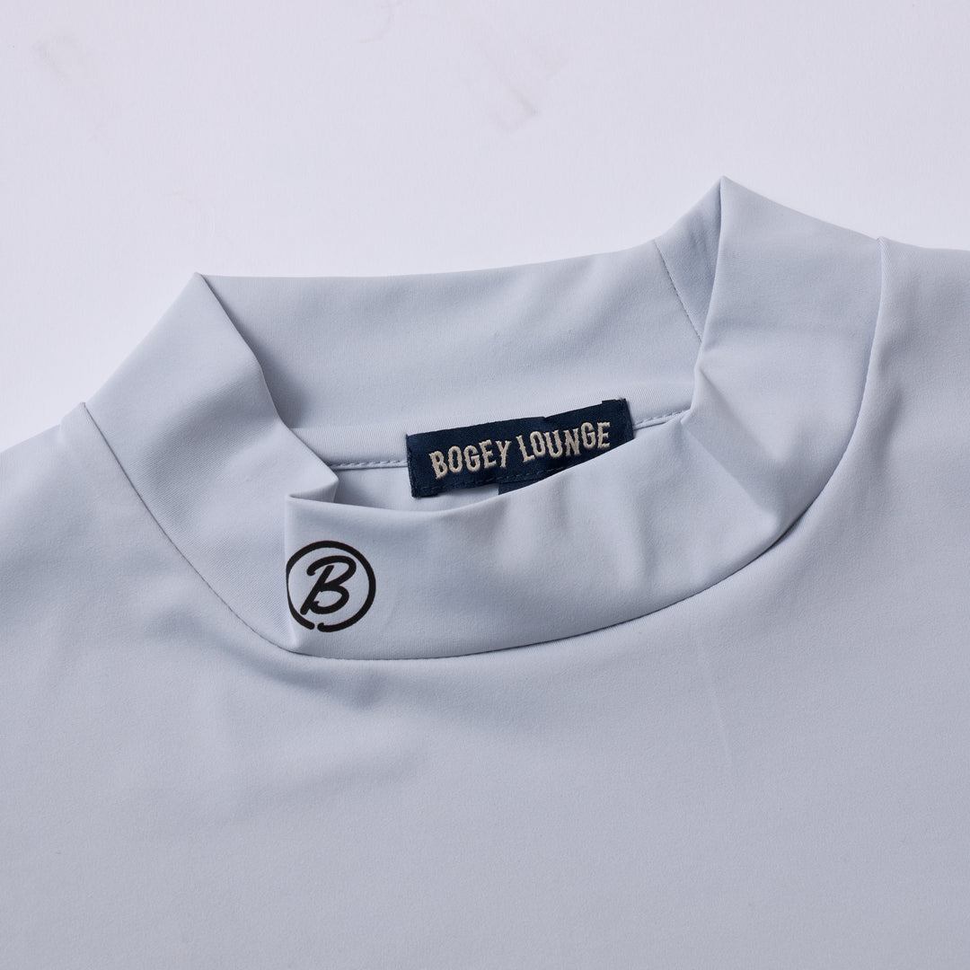 ［BOGEY LOUNGE］モックネック長袖トップス