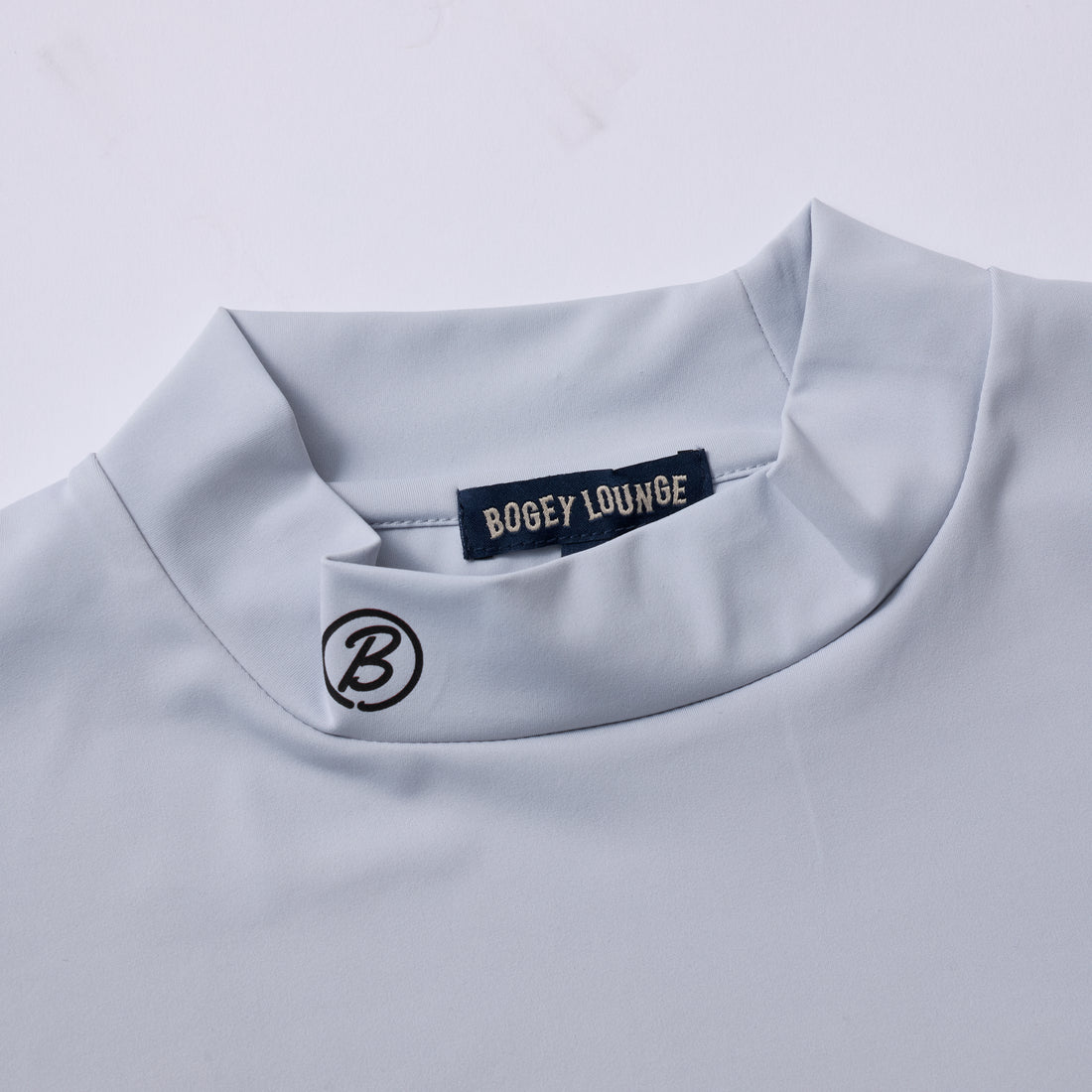 ［BOGEY LOUNGE］モックネック長袖トップス