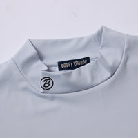 ［BOGEY LOUNGE］モックネック長袖トップス