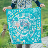 ［ランドネ×後藤郁子］山のおとも風呂敷ー包んで、敷いてー