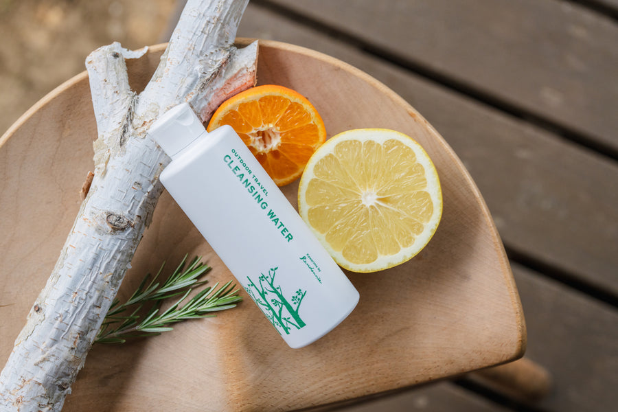 ［かわり芽］アウトドア旅のクレンジングウォーター