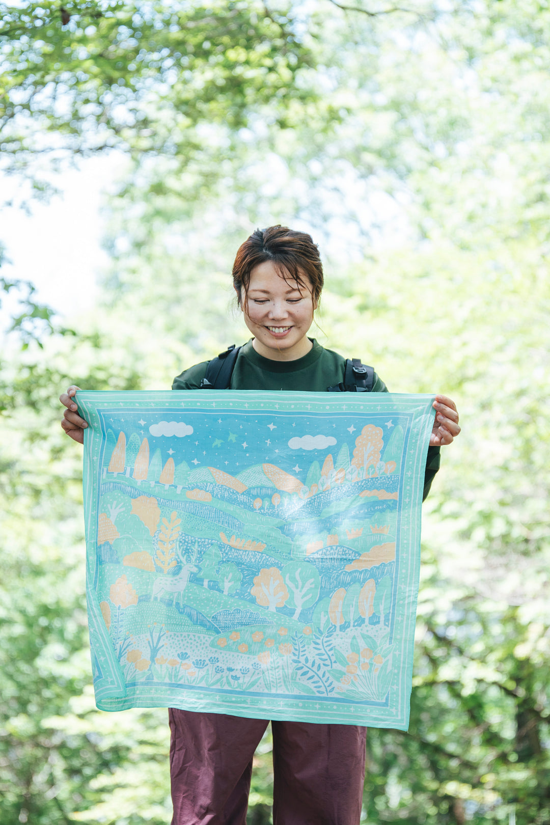 ［かわり芽×神山奈緒子］山のバンダナ　あわいの森