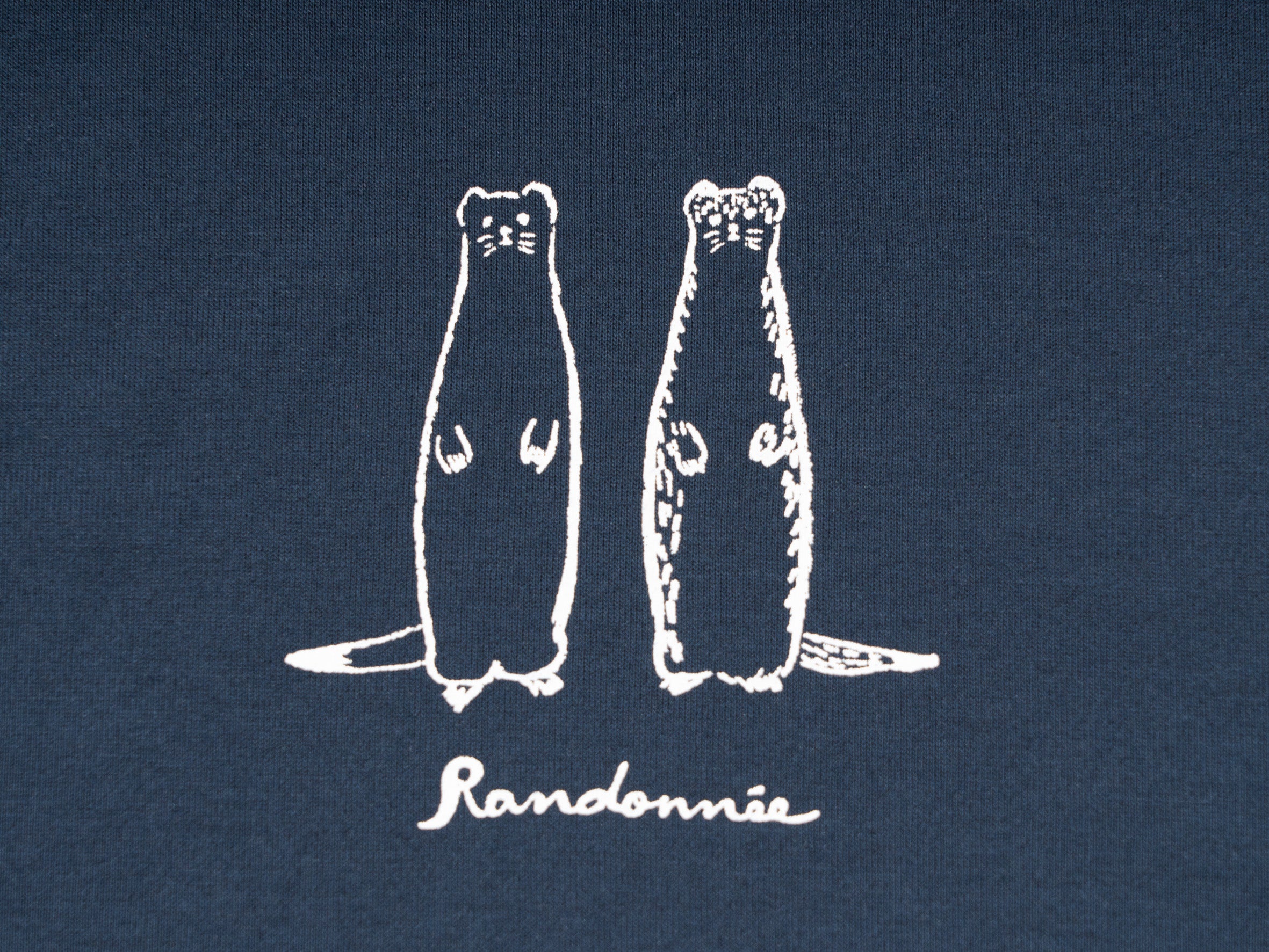 ランドネ×モンベル］胸に山トモTシャツ オコジョ – FUNQTEN