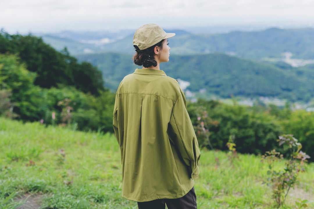 ［かわり芽］HIKE＆CAMP ゆるりふらりシャツ