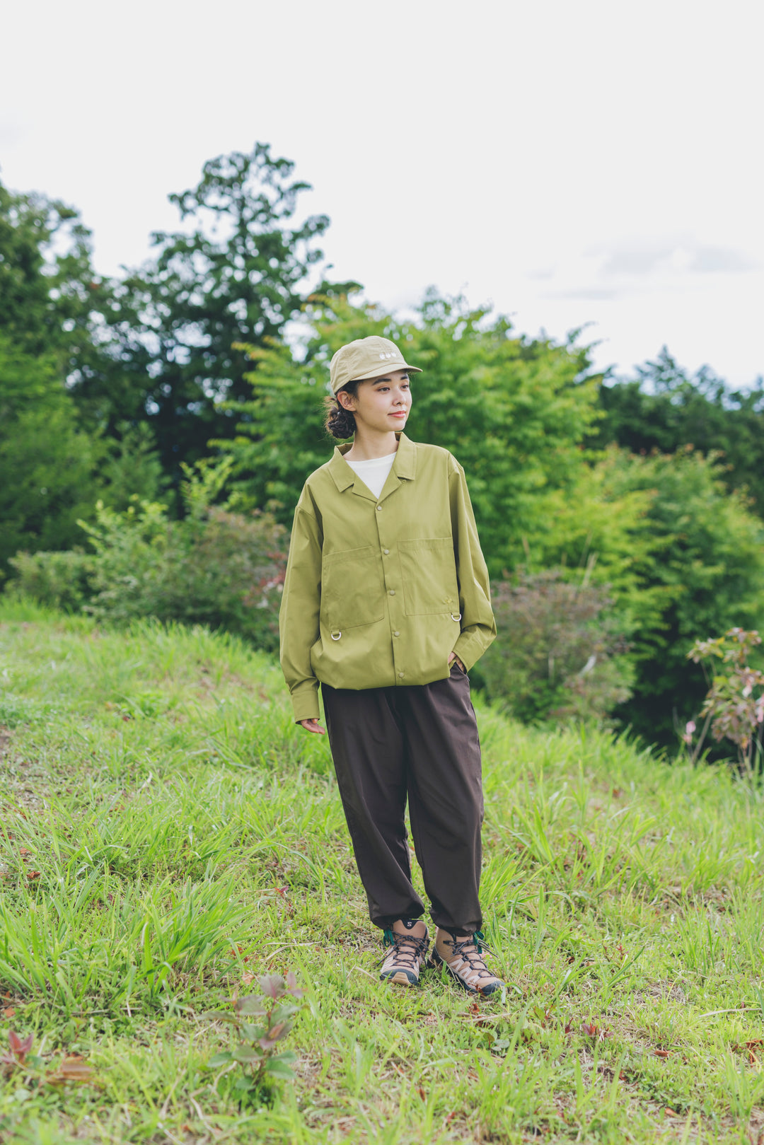 ［かわり芽］HIKE＆CAMP ゆるりふらりシャツ