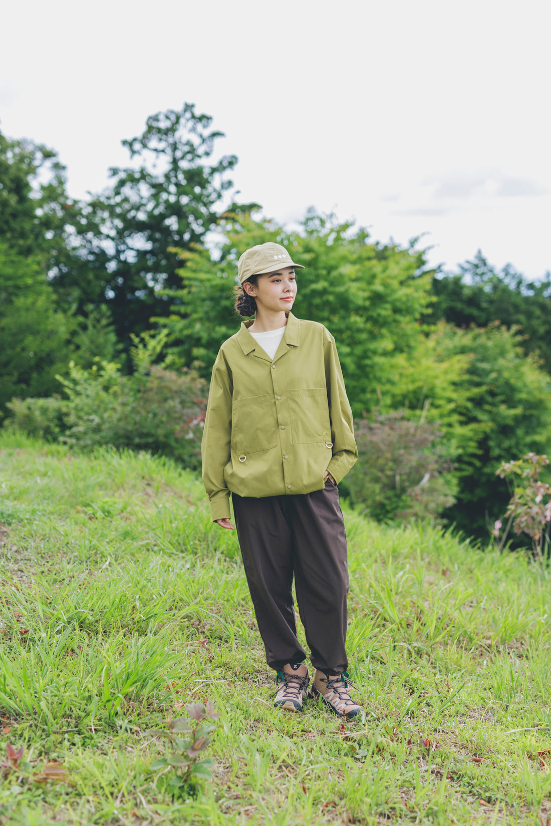 ［かわり芽］HIKE＆CAMP ゆるりふらりシャツ