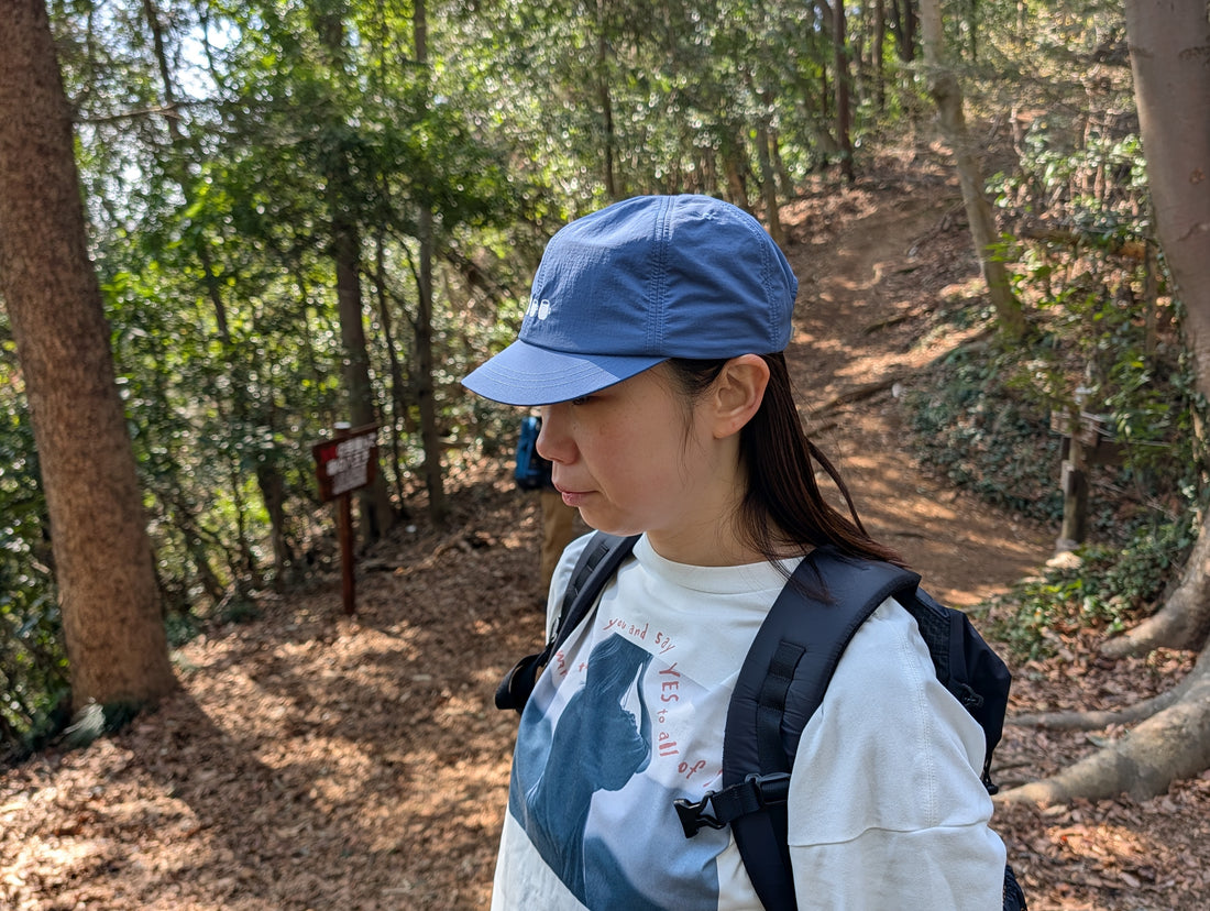 ［ランドネ×ハロ コモディティ］山小屋キャップ　黒百合ヒュッテのクロップ