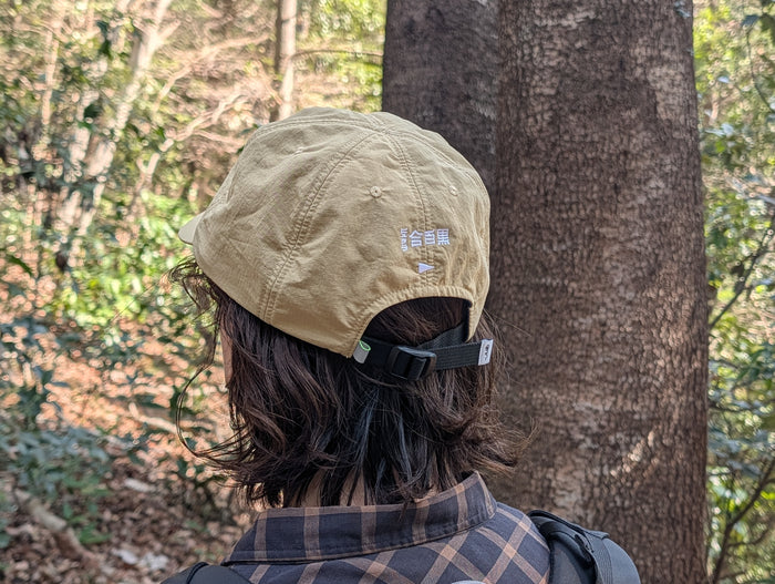 ［ランドネ×ハロ コモディティ］山小屋キャップ　黒百合ヒュッテのクロップ