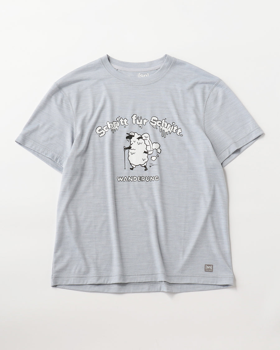 ［sn.super natural］tomu×[sn] ハイクプリントS/S Tシャツ