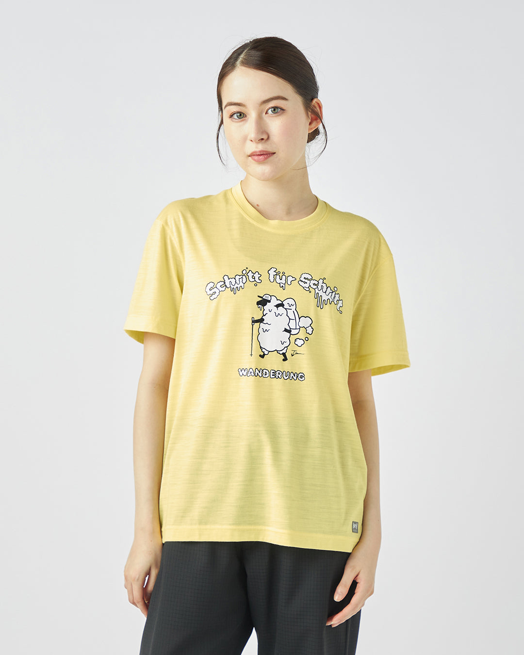 ［sn.super natural］tomu×[sn] ハイクプリントS/S Tシャツ