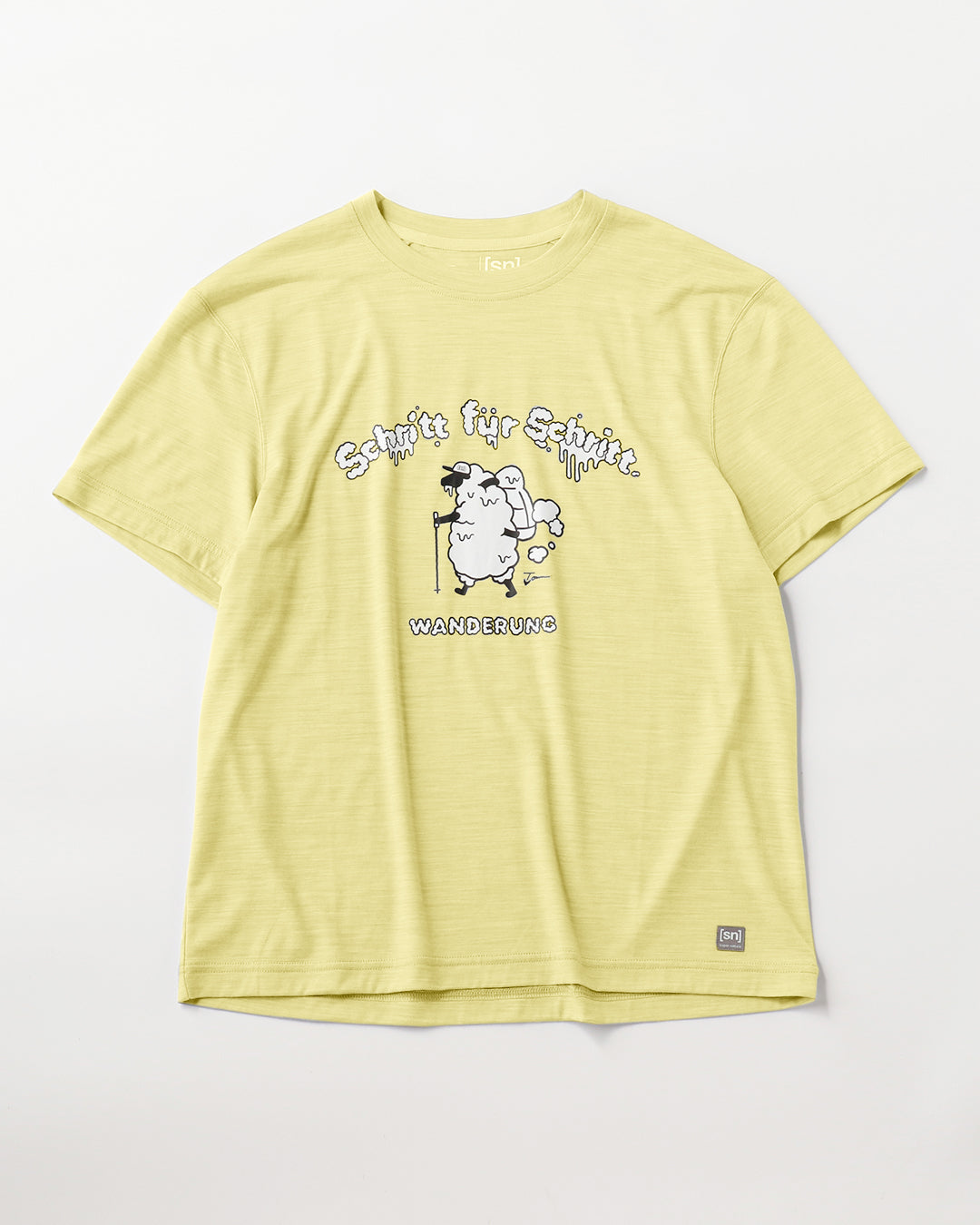 ［sn.super natural］tomu×[sn] ハイクプリントS/S Tシャツ