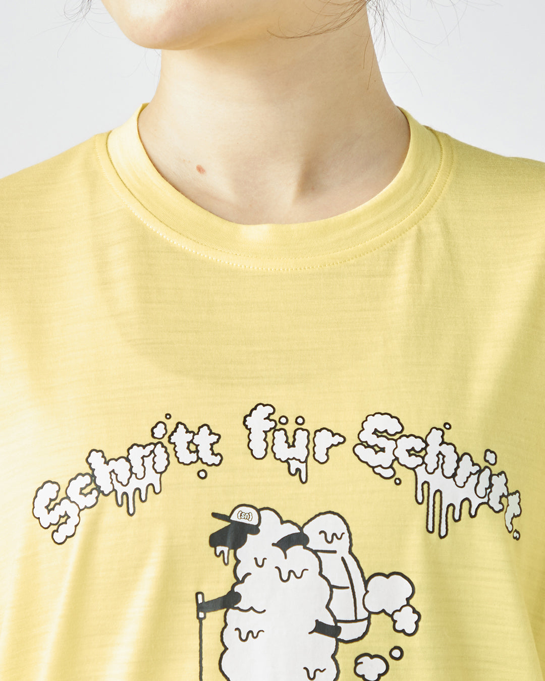 ［sn.super natural］tomu×[sn] ハイクプリントS/S Tシャツ