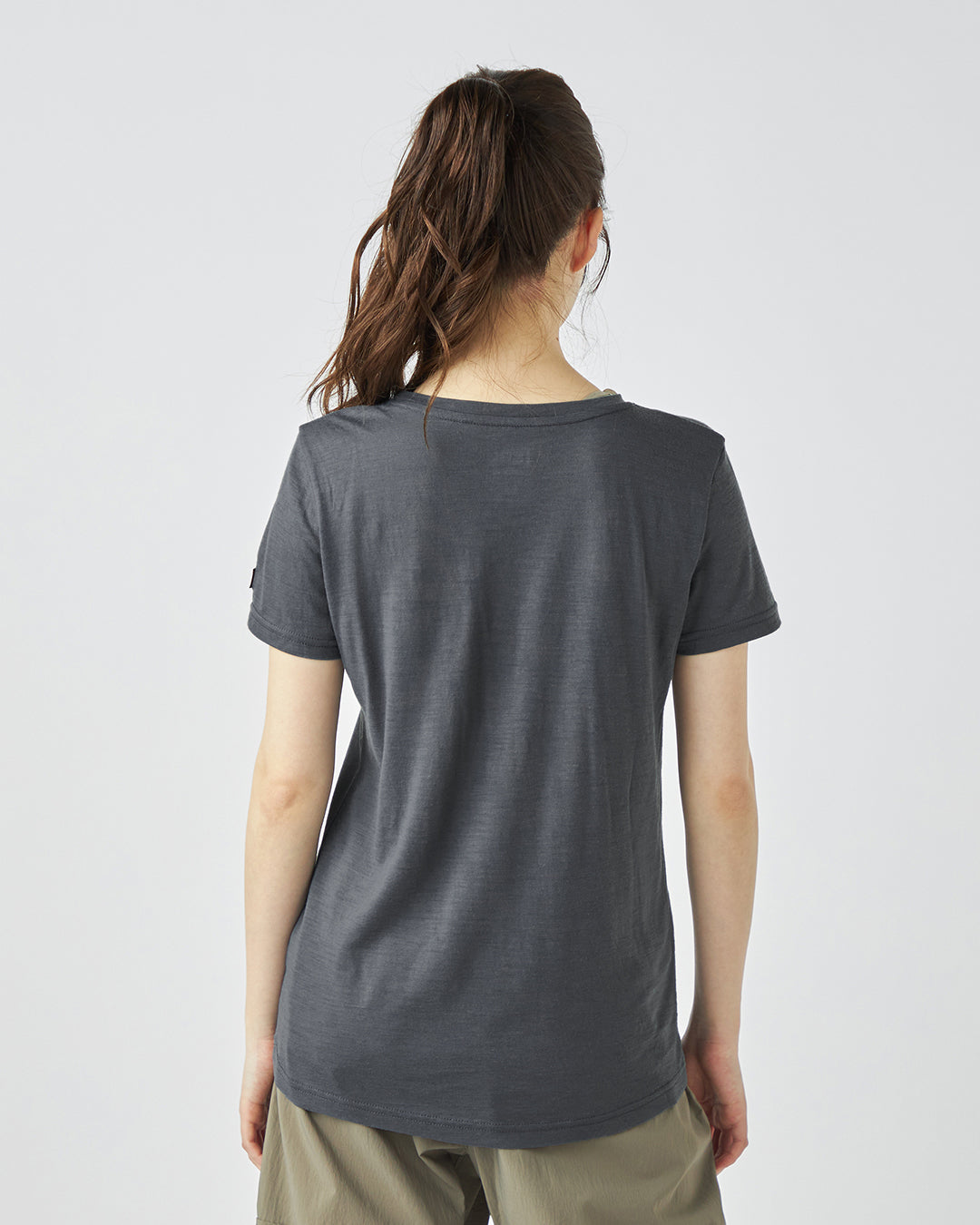 ［sn.super natural］W ロックフラワーTシャツ