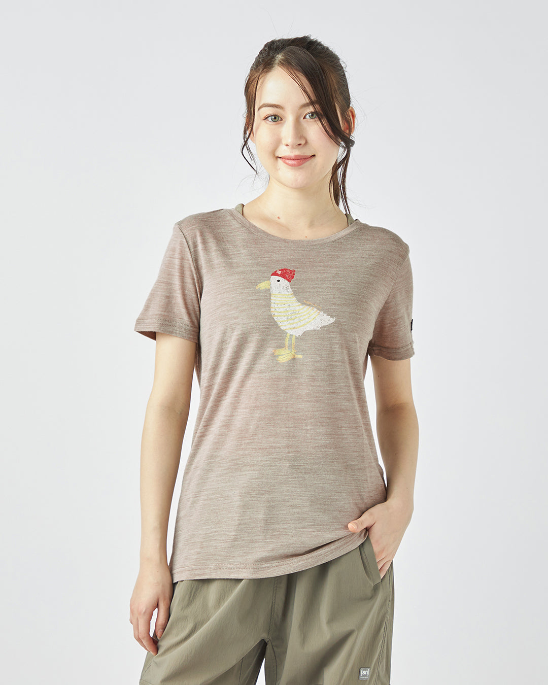 ［sn.super natural］W ジョニーTシャツ