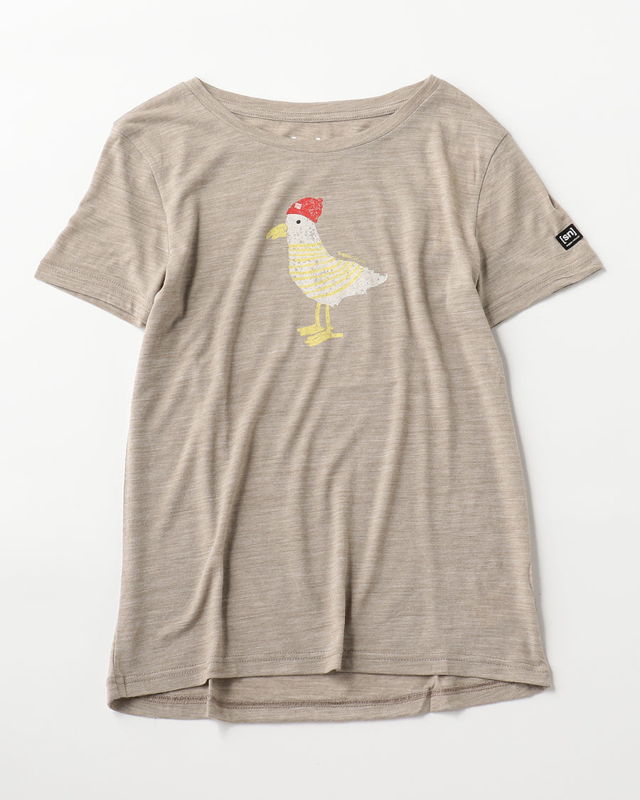 ［sn.super natural］W ジョニーTシャツ