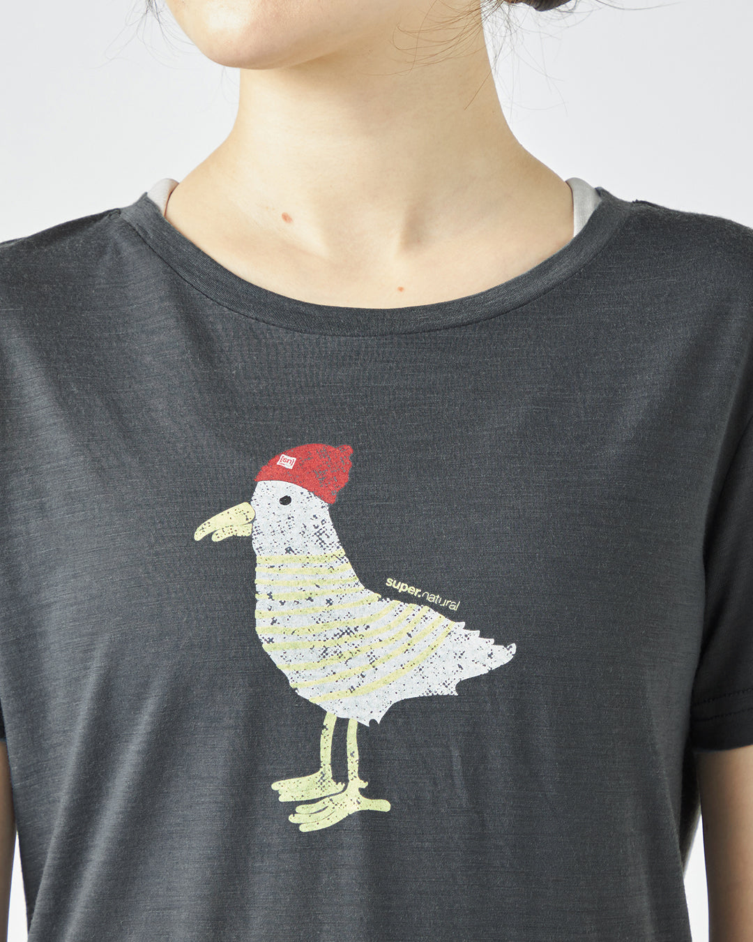 ［sn.super natural］W ジョニーTシャツ