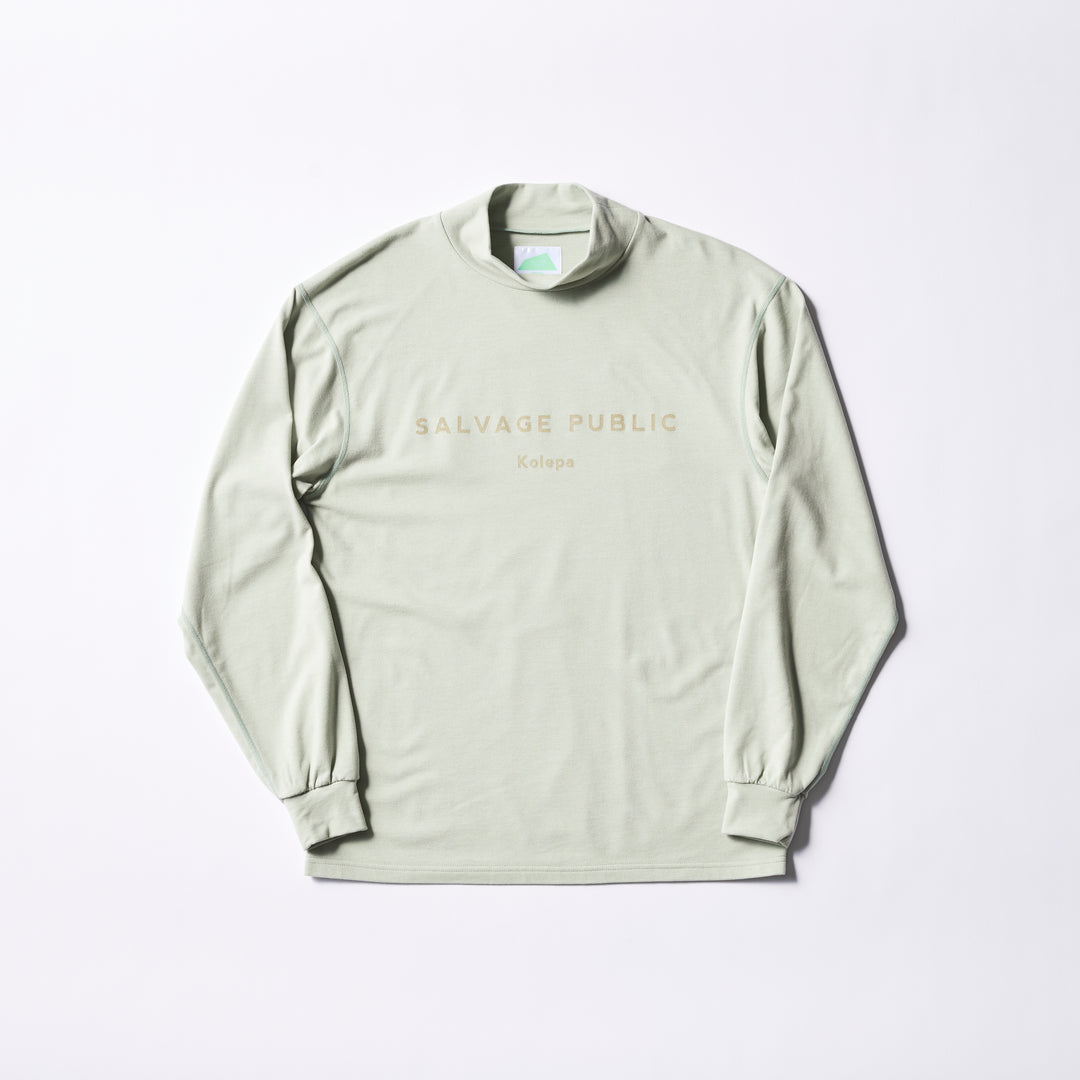 HONU MOCKNECK L/S（BRAND STAMP）