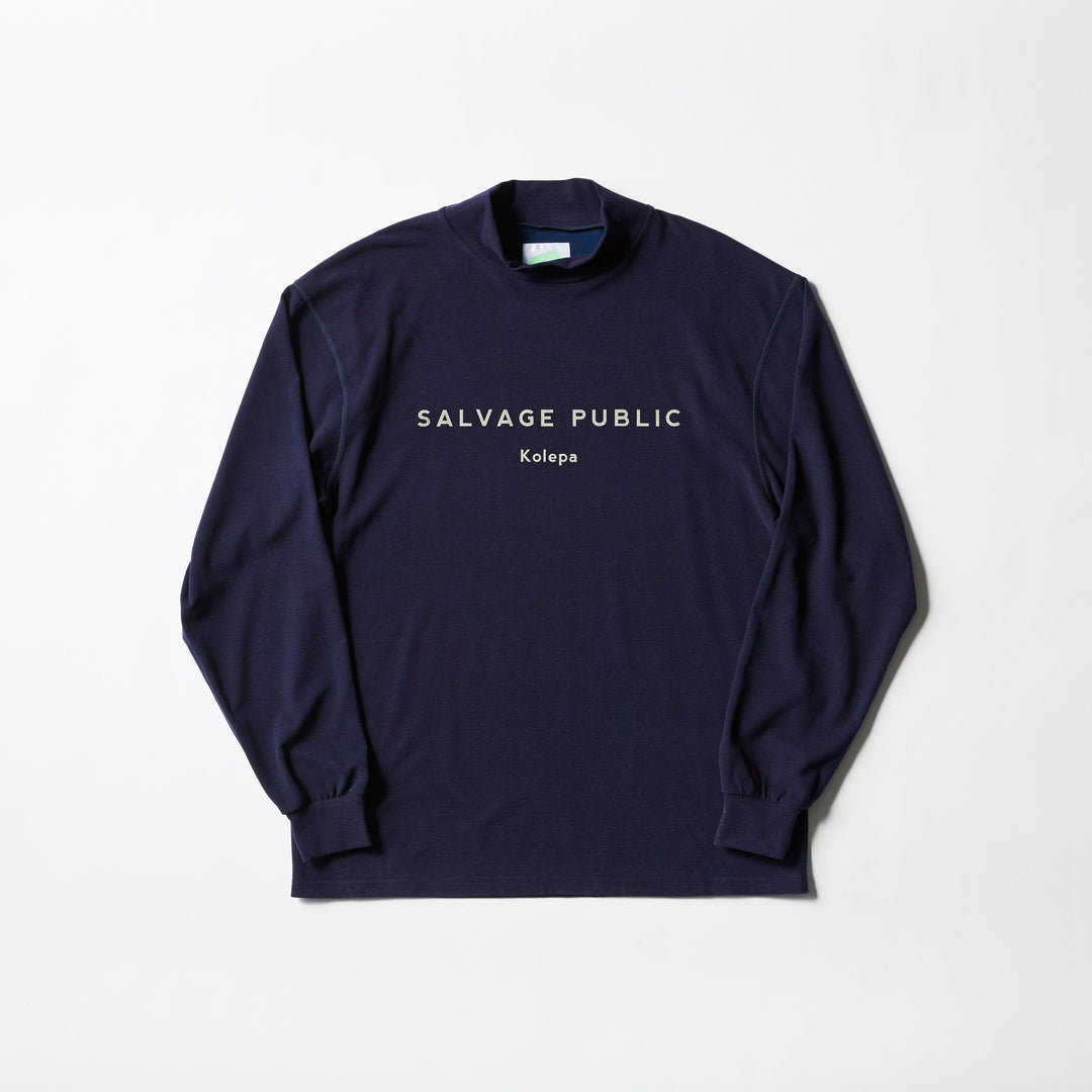 HONU MOCKNECK L/S（BRAND STAMP）