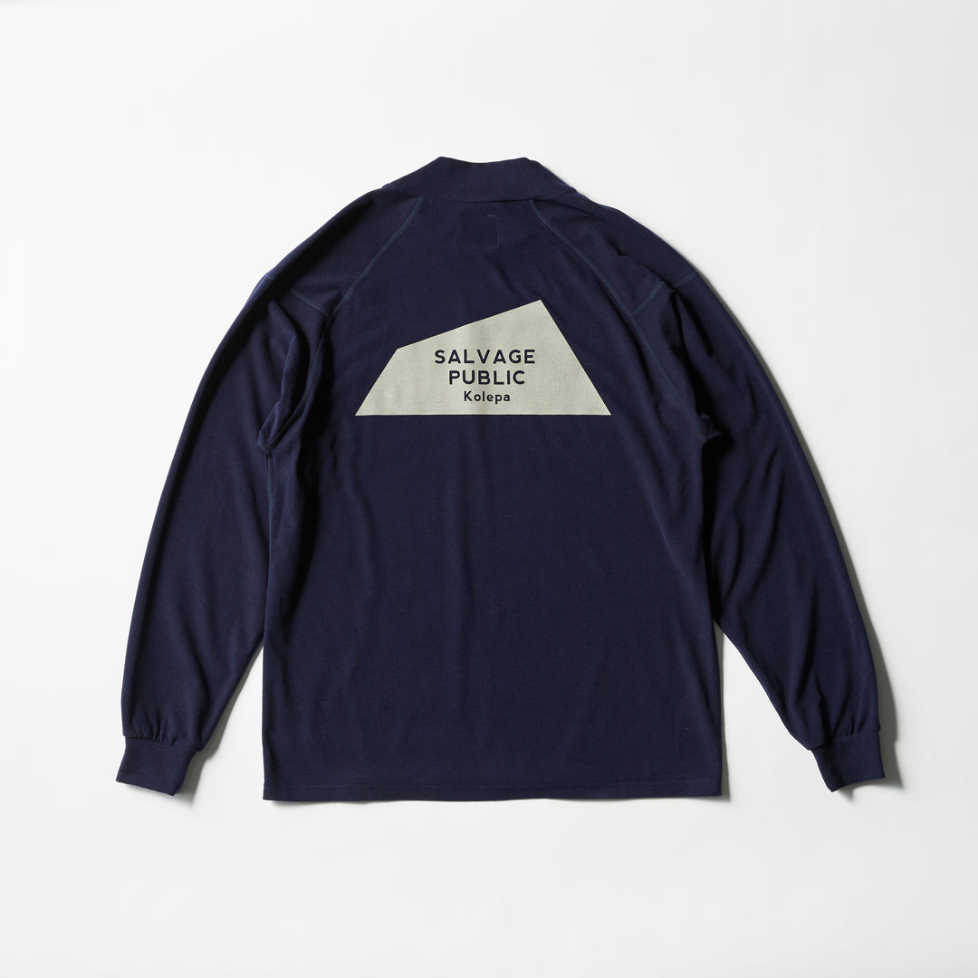 HONU MOCKNECK L/S（BRAND STAMP）