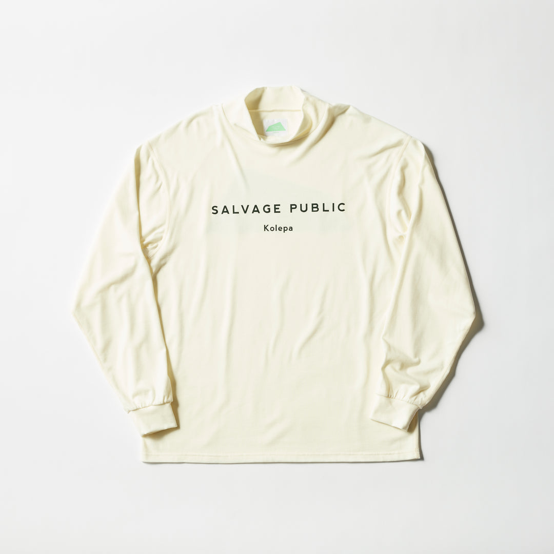 HONU MOCKNECK L/S（BRAND STAMP）