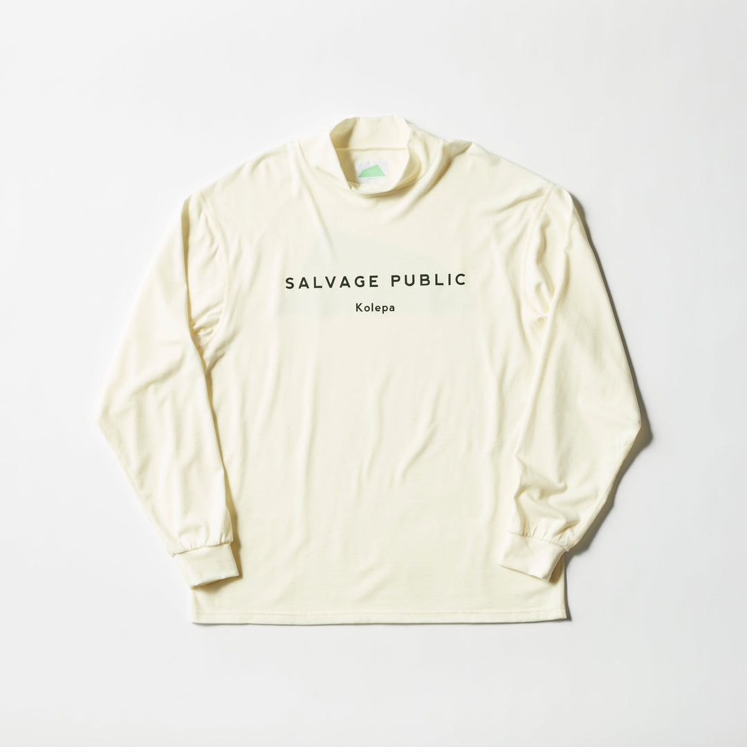 HONU MOCKNECK L/S（BRAND STAMP）