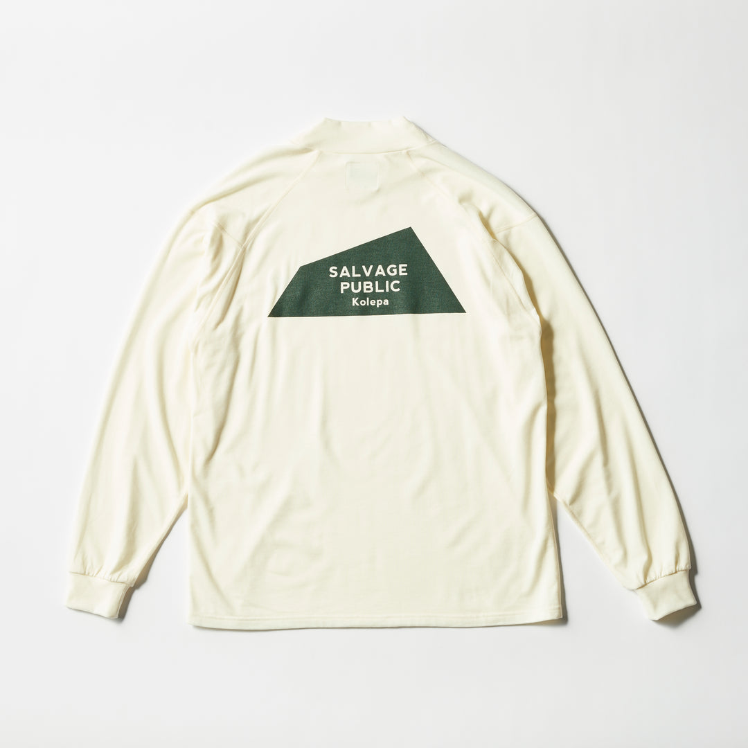 HONU MOCKNECK L/S（BRAND STAMP）