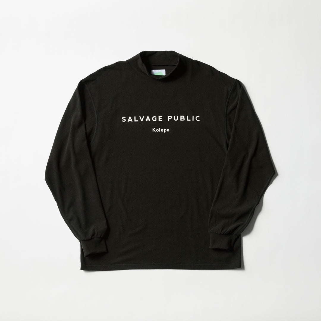 HONU MOCKNECK L/S（BRAND STAMP）