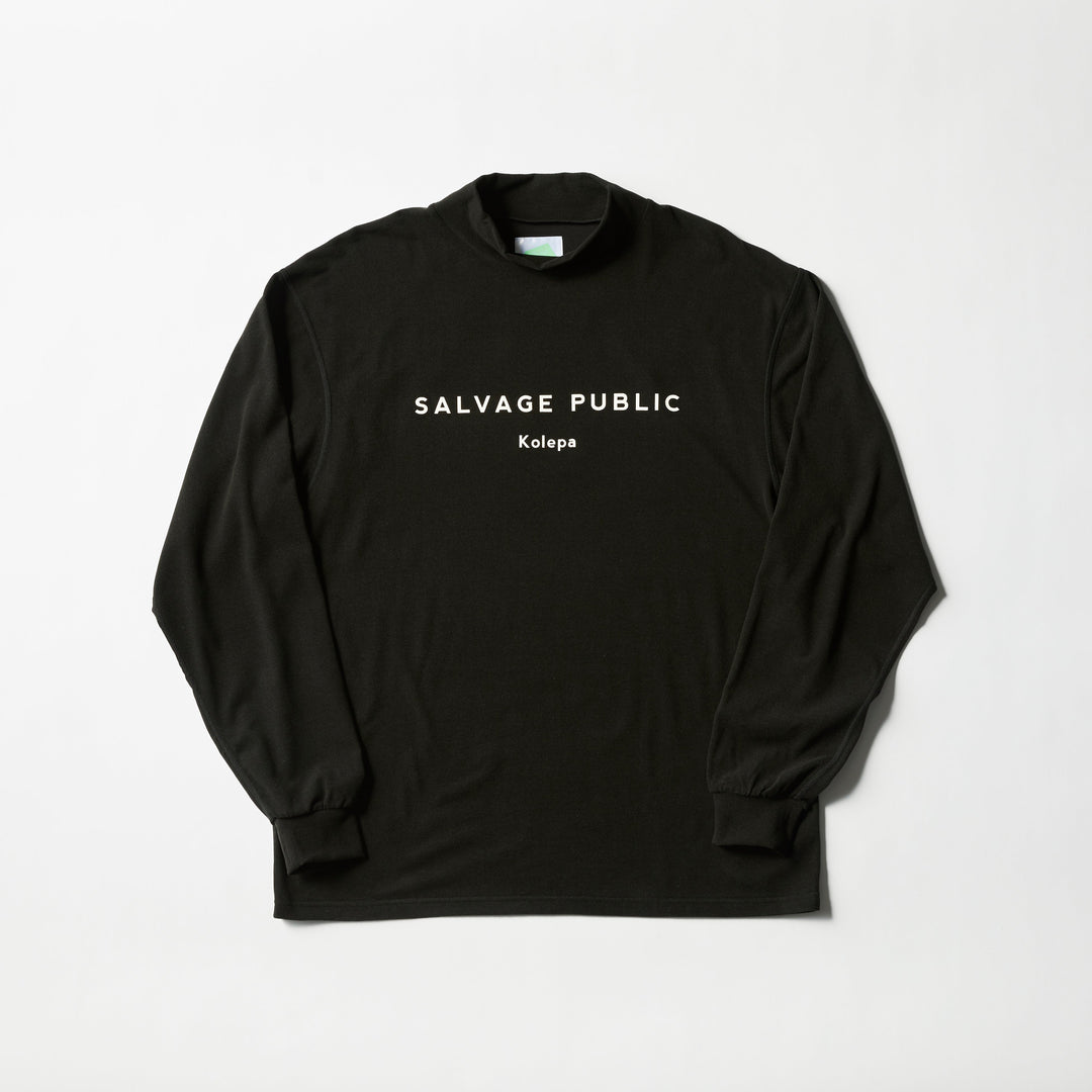 HONU MOCKNECK L/S（BRAND STAMP）