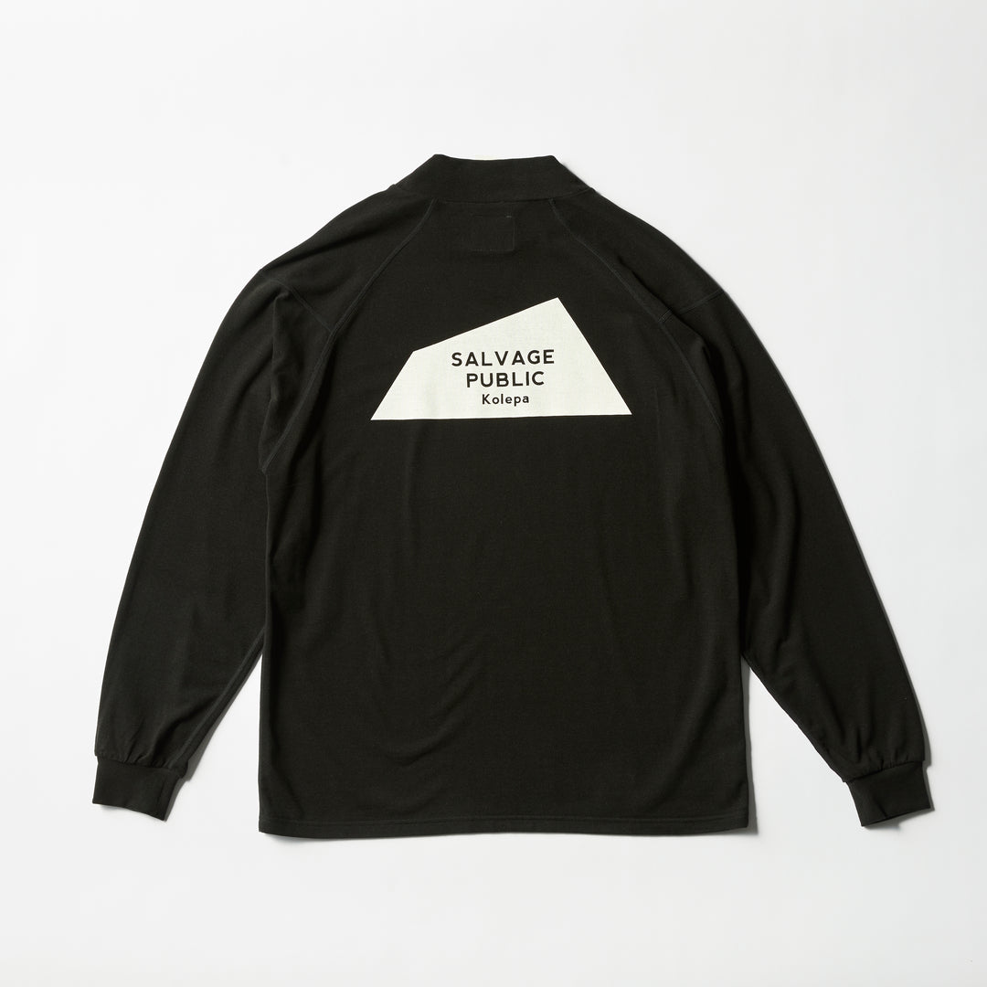 HONU MOCKNECK L/S（BRAND STAMP）