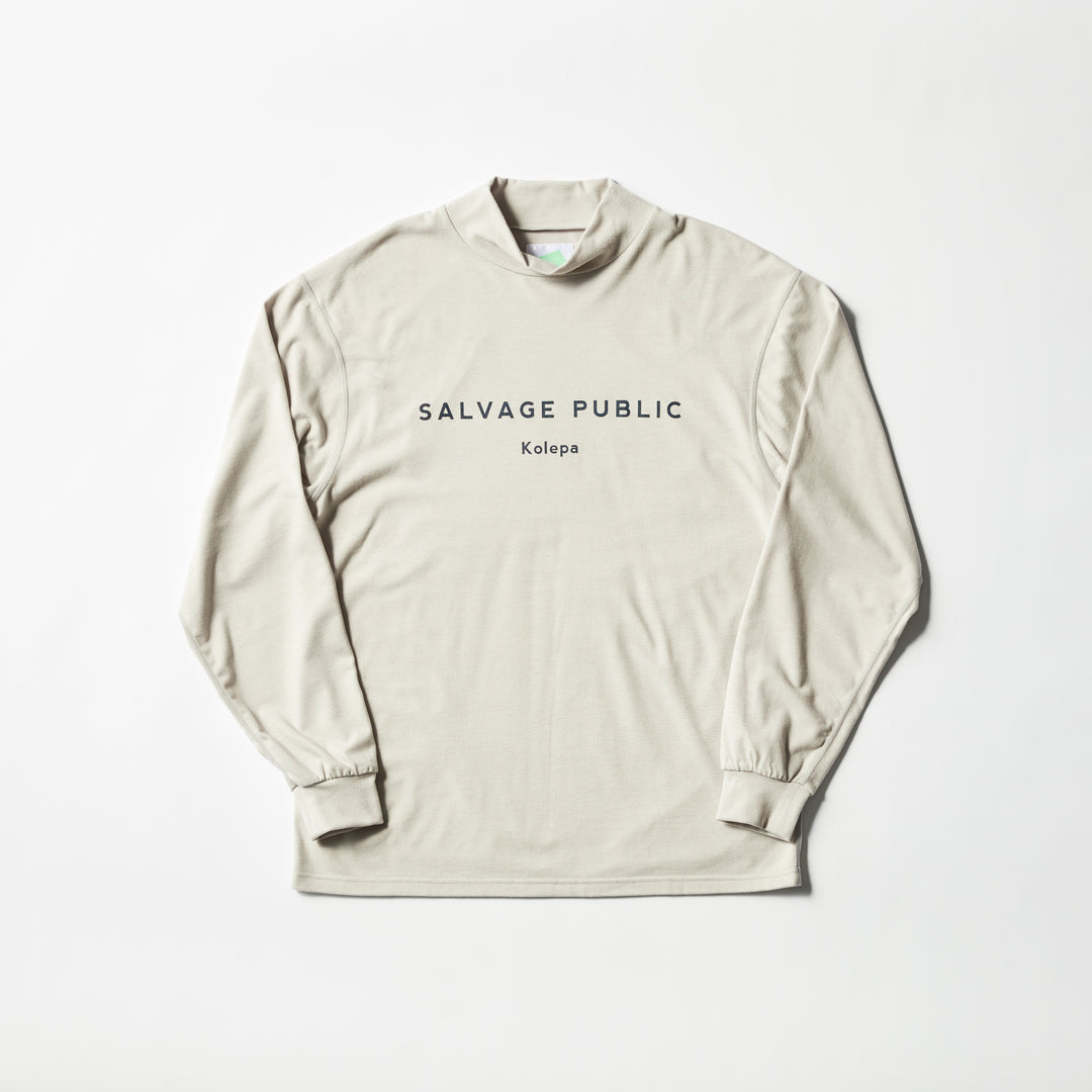 HONU MOCKNECK L/S（BRAND STAMP）