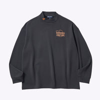 ［BOGEY LOUNGE］モックネック長袖トップス