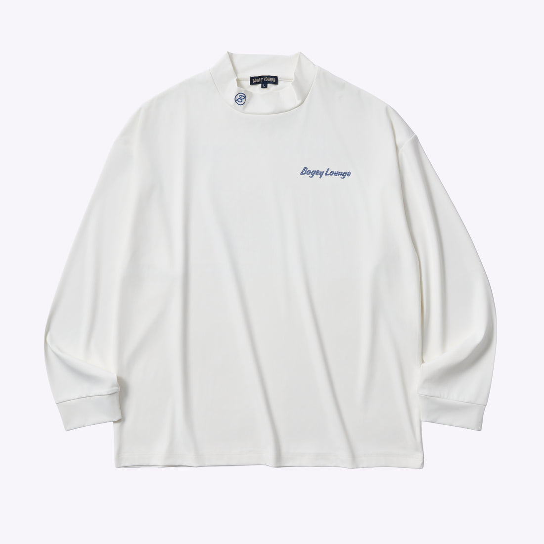 ［BOGEY LOUNGE］モックネック長袖トップス