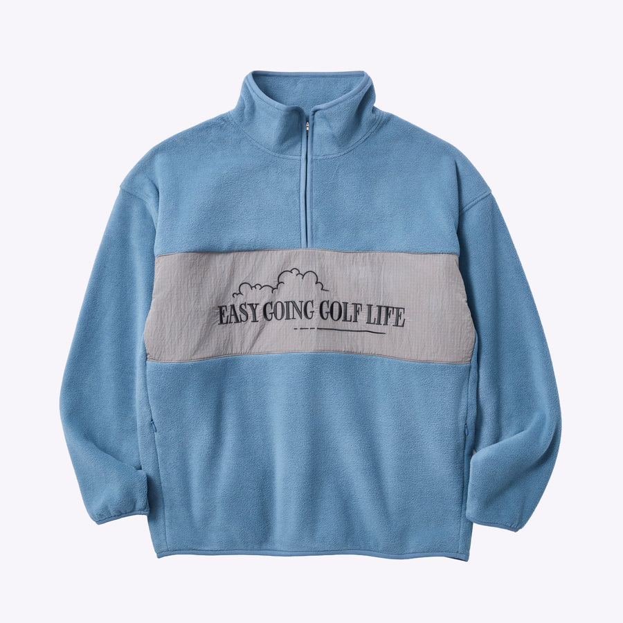 ［BOGEY LOUNGE］スタンドハーフZIPプルオーバー