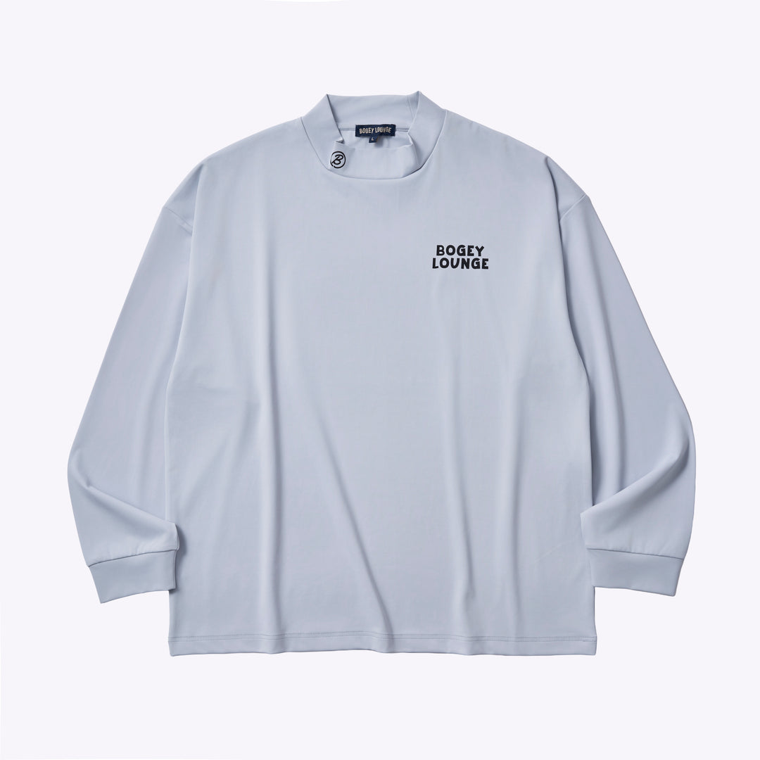 ［BOGEY LOUNGE］モックネック長袖トップス