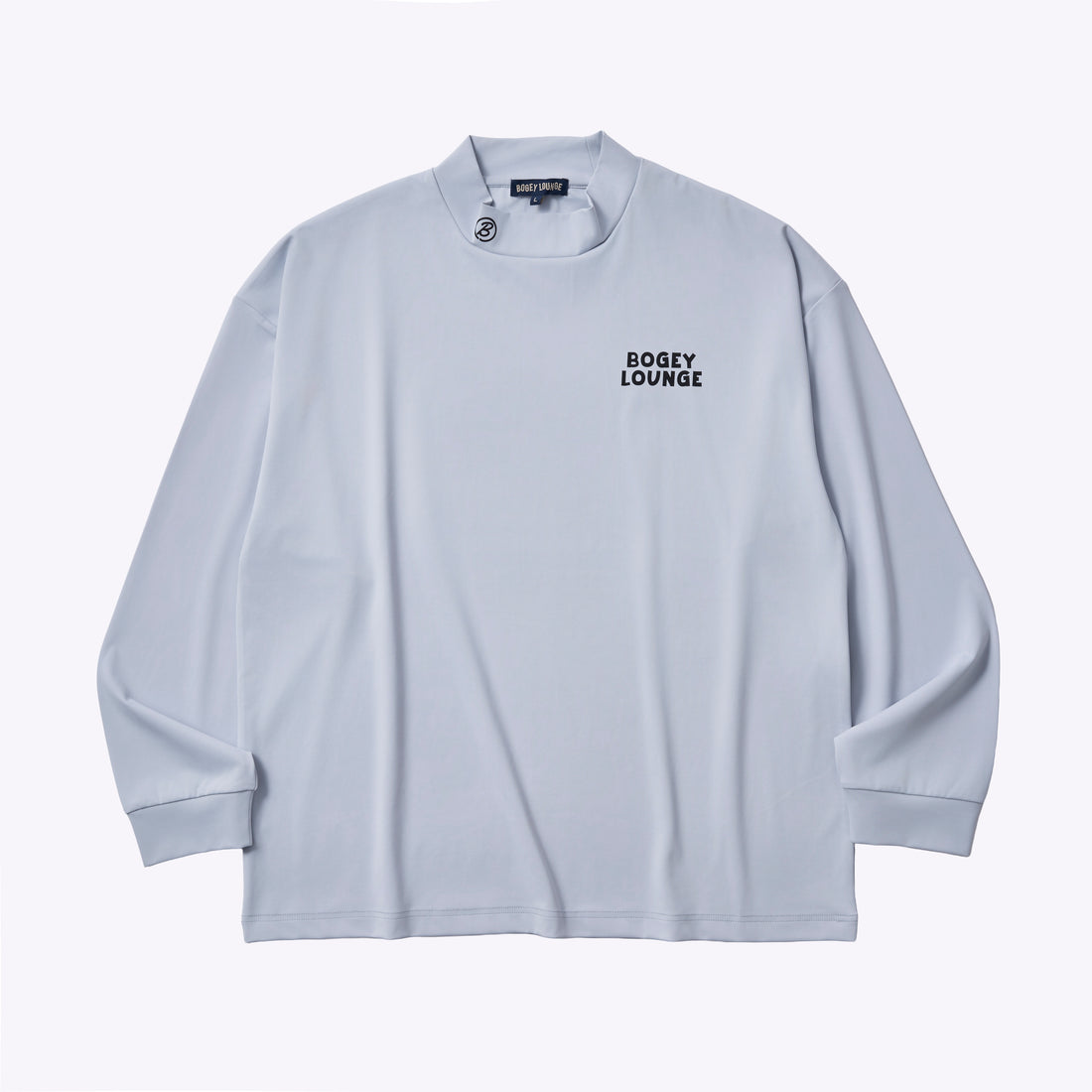 ［BOGEY LOUNGE］モックネック長袖トップス