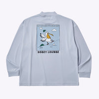 ［BOGEY LOUNGE］モックネック長袖トップス