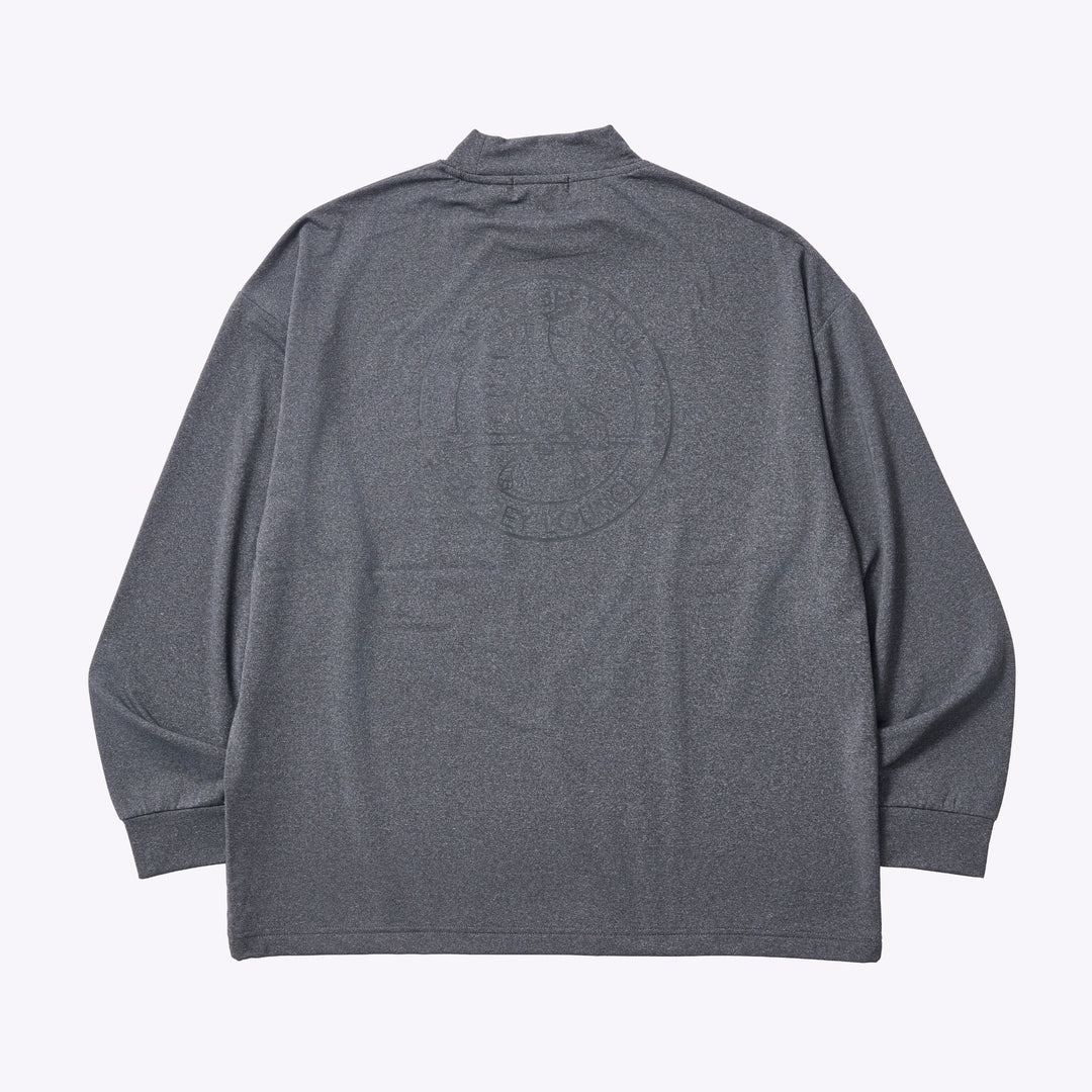 ［BOGEY LOUNGE］モックネック長袖トップス