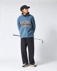 ［BOGEY LOUNGE］スタンドハーフZIPプルオーバー