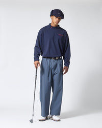 ［BOGEY LOUNGE］モックネック長袖トップス