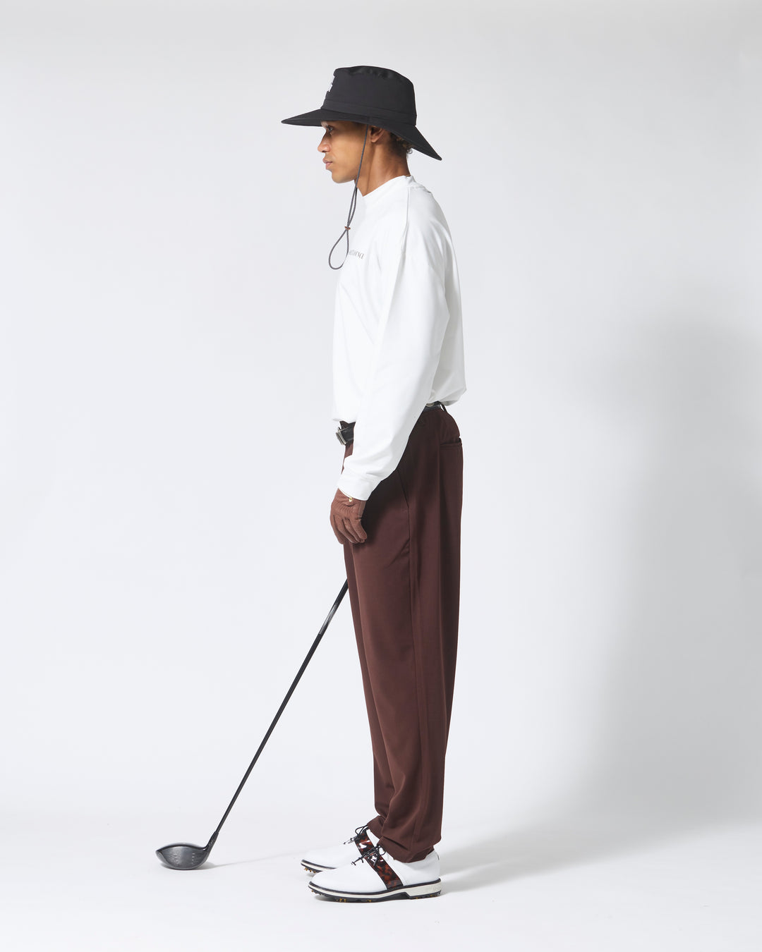 ［BOGEY LOUNGE］タックパンツ